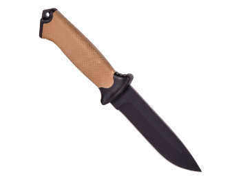 Ніж туристичний 25см, метал, пластик, коричневий