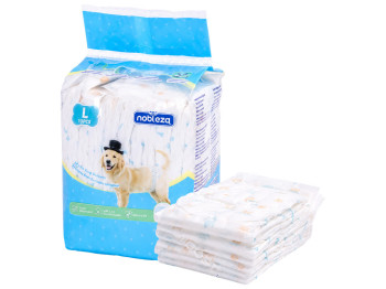 Подгузники для собак Nobleza, для кобелей, размер L, 65×20см, 10шт, (цена за упаковку)