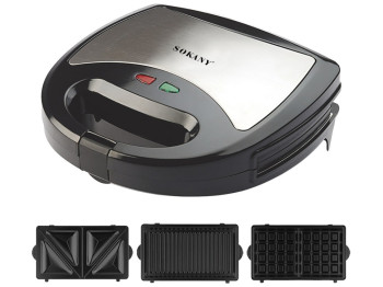 Cэндвичница Sokany, 3в1, 750W