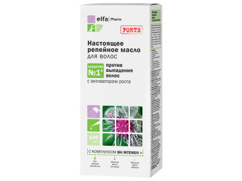 Масло реп'яхове для волосся "Elfa Pharm" Реп'яхова серія - проти випадіння волосся 100мл