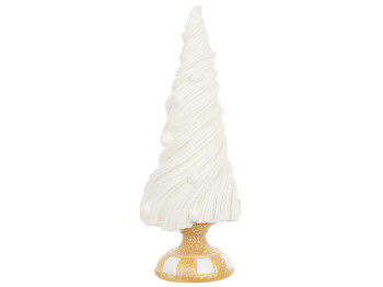 Декоративная фигура Елка-мороженое в глиттере, 32см