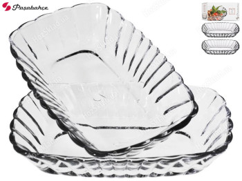 Набір салатників Pasabahce Mezze прямокутних 19х12,2см (ціна за набір 2шт)