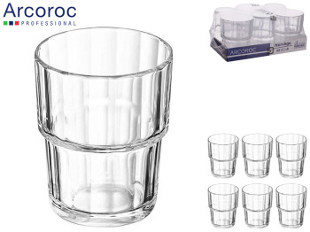 Набор стаканов Arcoroc Norvege низких 200мл (цена за набор 6шт) 00245