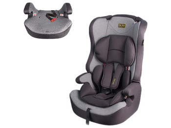 Автокрісло дитяче BOSS Automative 4579-4618 HB636 (9-36кг) група 1-2-3 Black-Grey