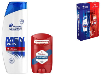 Подарочный набор Шампунь Head&Shoulders 330мл + Дезодорант Old Spice Whitewater 50мл