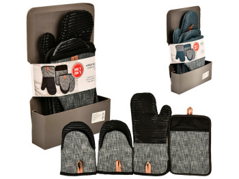 Рукавица-прихватка, 36,5x23,5см (цена за набор 4 предмета)