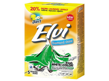 Стиральный порошок Elvi Diamond Shine White&color, 400г