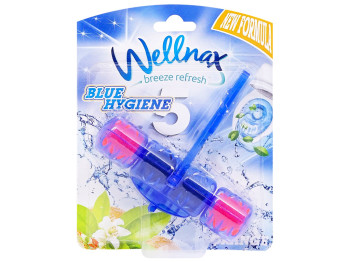 Туалетный блок для унитаза Wellnax -Синяя вода Цветущий Апельсин BLK-990, 50г