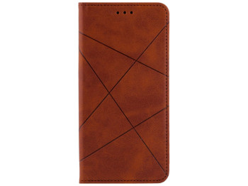 Чехол-книжка Business Leather для Xiaomi Redmi Note 10S Цвет Коричневый
