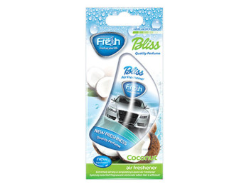Освіжувач повітря рідкий Fresh Way "BLISS Cars" Coconut 8мл