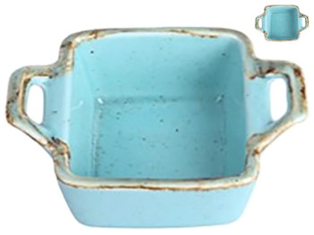 Соусник Porland Turquoise, фарфор, 10см, цвет бирюзовый
