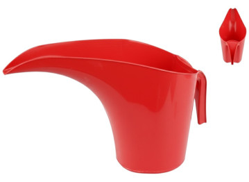 Лейка для комнатных растений Консенсус, пластик, 2л, 36×15×25см, цвет красный