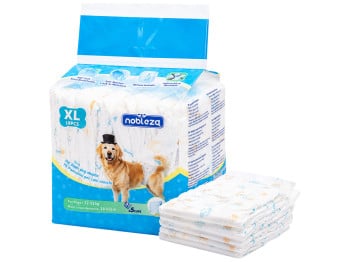 Підгузки для собак Nobleza, для псів, розмір XL, 80×20см, 12–32 кг, 10шт, (ціна за упаковку)