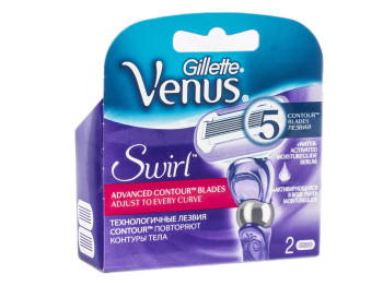 Касети змінні для бритви Gillette "Venus Swirl" (ціна за набір 2шт)