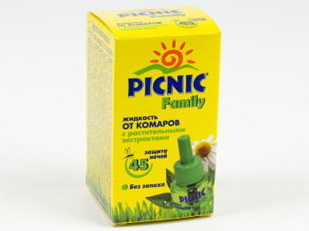 Рідина для фумігатора "Picnic family" без запаху до 45 ночей 30мл
