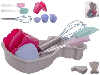 Набор для выпечки силиконовый Stenson Mermaid 11 предметов