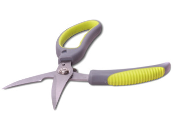 Ножницы кухонные Kamille из нержавеющей стали с пластиковыми ручками 23см