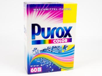 Пральний порошок безфосфатний для кольорових тканин Purox 5кг коробка (Німеччина) 