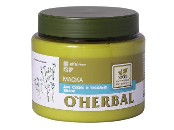 Органическая маска O’Herbal для сухих и тусклых волос 500мл