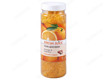 Сіль для ванн Fresh Juice Orange&Guarana апельсин і гуарана 700г