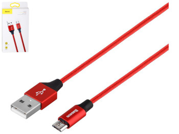 Кабель USB Baseus USB to Micro 2A 1.5M CAMYW-B, Червоний