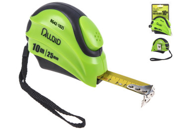 Рулетка с автостопом полотна Alloid RG42-1025 10м/25мм
