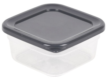 Контейнер пищевой пластиковый Prime, 11×11×5,5см, 400мл, цвет прозрачный
