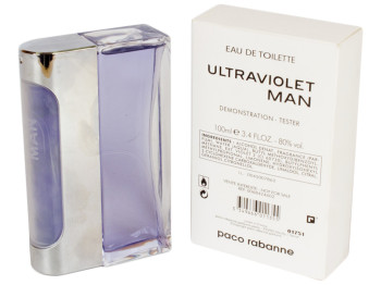 Туалетна вода (тестер, ориг.) чоловіча Paco Rabanne "Ultraviolet Man" Eau De Toilette 100мл