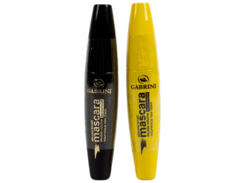 Туш з силіконовою щіточкою GABRINI Waterproof водостійка 12мл