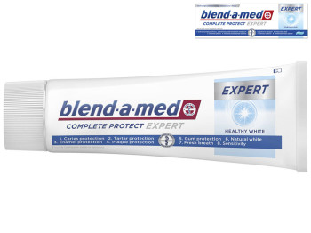 Зубная паста Blend-a-med Complete, Эксперт защиты, Здоровая белизна, 75мл