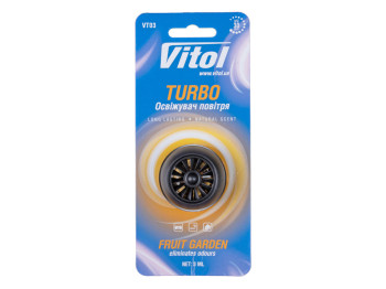 Освежитель воздуха Vitol Turbo Fruit Garden