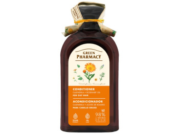 Бальзам-кондиціонер "Зелена Аптека" Календула і розмаринова олія для жирного волосся 300мл