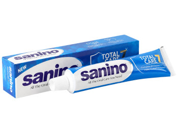 Зубна паста Sanino Total Care, з фтором, 75мл