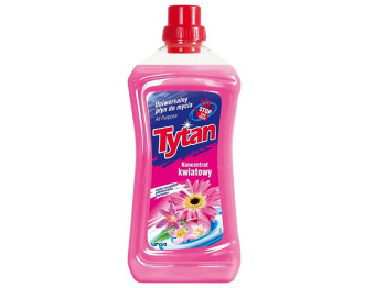 Жидкость универсальная для мытья Tytan Floral, концентрат, 1 л