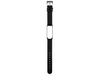 Ремешок для Xiaomi Mi Band 3 / 4 Leather Цвет Чорний