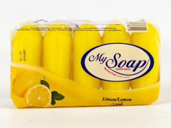 Мило тверде MYSOAP Ecopack Beauty "Лимон" 5x60гр