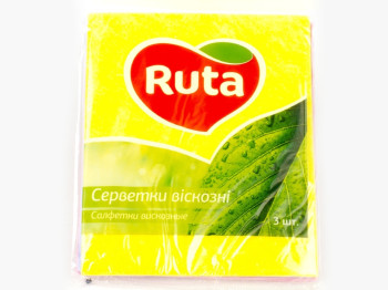 Серветки "Ruta" віскозні універсальні 19x17см 3шт