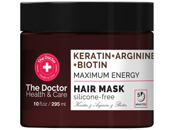 Маска для волос The Doctor Health&Care Keratin + Arginine + Biotin Максимум энергии, 295мл