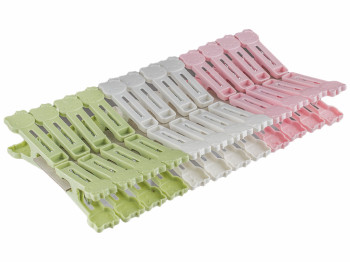 Прищепка бытовая пластиковая 6см (цена за упаковку 24шт)