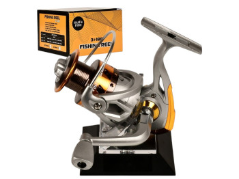 Котушка Fishing reel Sam's Fish 3000 3+1bb, алюмінієва шпуля