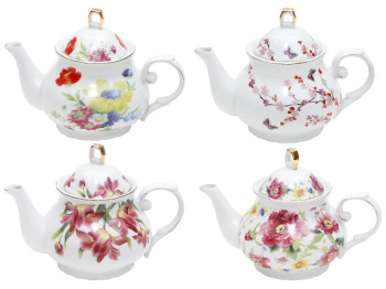 Чайник заварювальний, 1,1л, 4 дизайни (ціна за 1шт)