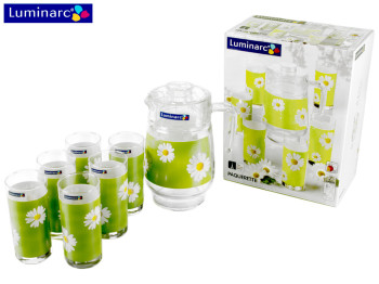 Набор Luminarc "Aime Paquerette" Графин 1,6л и 6 стаканов 270мл 67849