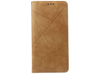 Чехол-книжка Business Leather для Xiaomi Poco X4/Redmi Note 11 Цвет Бежевый