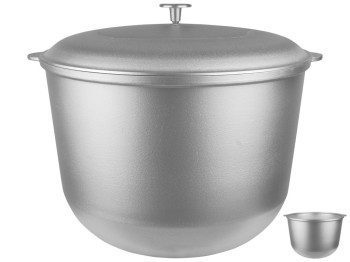 Казан кухонно-туристичний Prolis з литими ручками та кришкою 22л Кт-0022