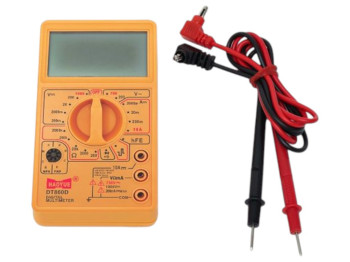 Мультиметр Haoyue DT860D/700D, цифровой, ЖК-дисплей, щупы, пластик