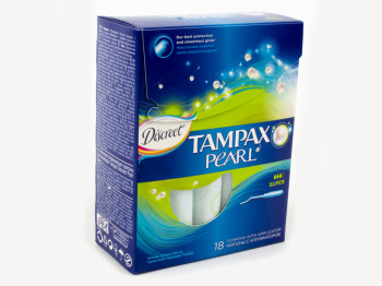 Тампоны Tampax-Discreet Pearl "Super Duo" 18шт