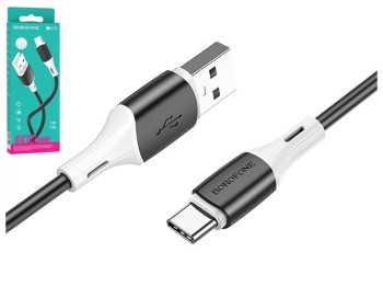 Кабель USB Borofone BX79 Silicone Type-C 3A, Чёрный