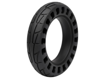 Покрышка литая для электросамоката, с амортизирующими отверстиями, резина, 10x2,5
