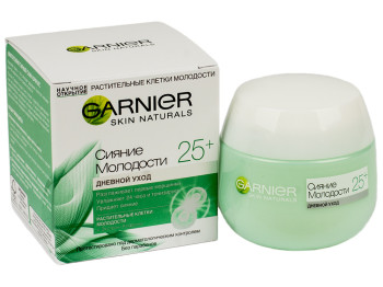 Крем для лица дневной Garnier Skin Naturals "Сияние молодости" 25+ 50мл