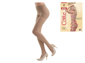 Колготки жіночі Conte Active 40 den, розмір 6, колір natural
